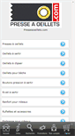 Mobile Screenshot of presseaoeillets.com